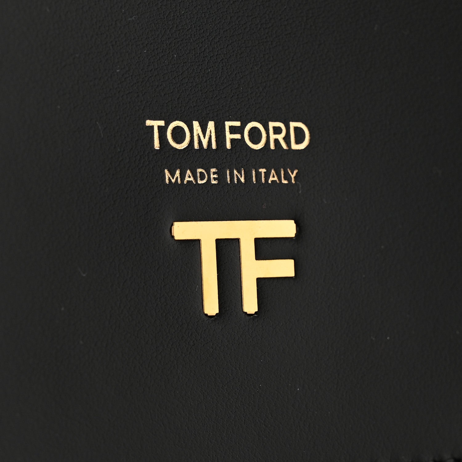 Tom Ford Calfskin Woven T-Twist Crossbody Black 6 of 9
