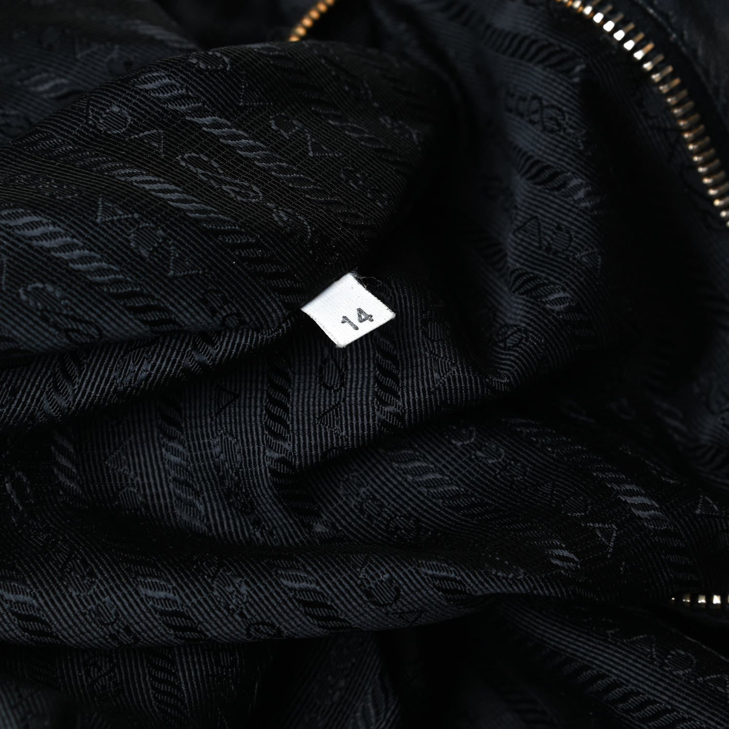 Prada Nappa Gaufre Tote Black 6 of 15
