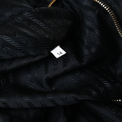 Prada Nappa Gaufre Tote Black 6 of 15