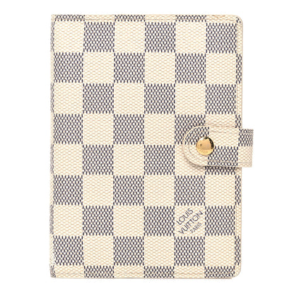 Louis Vuitton Damier Azur Small Ring Agenda Cover 1 of 15