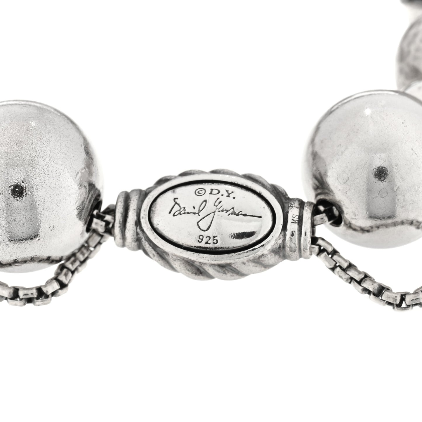 Sterling Silver 14mm Elements Bead Bracelet