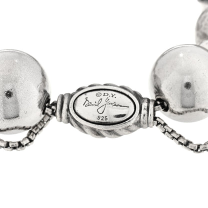 David Yurman Sterling Silver 14mm Elements Bead Bracelet 3 of 3