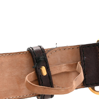 Gucci Crystal Monogram Hysteria Belt 90 36 Dark Brown 9 of 9