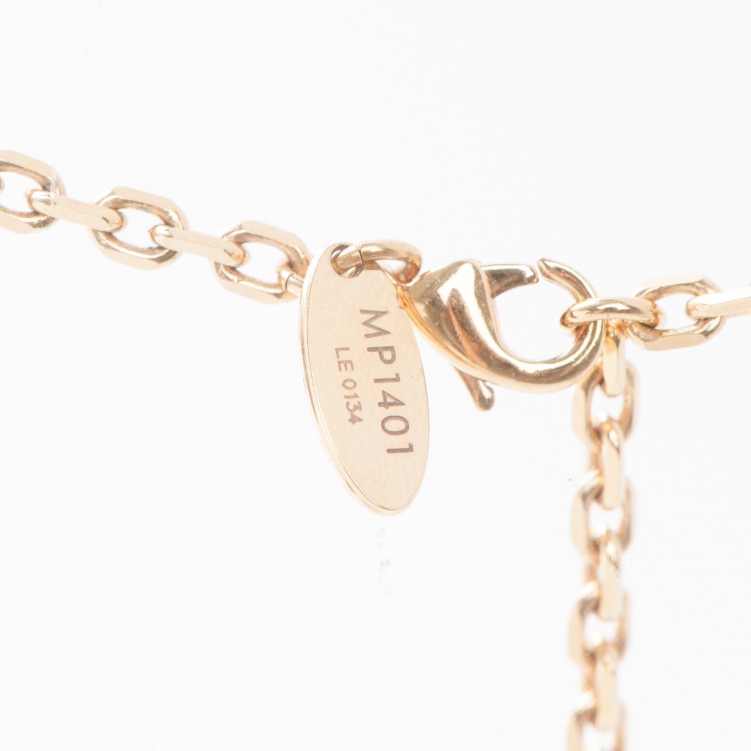 Louis Vuitton Graffiti PM Necklace Gold 4 of 6