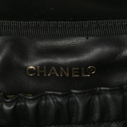 Chanel Lambskin Vanity Cosmetic Case Black 6 of 11