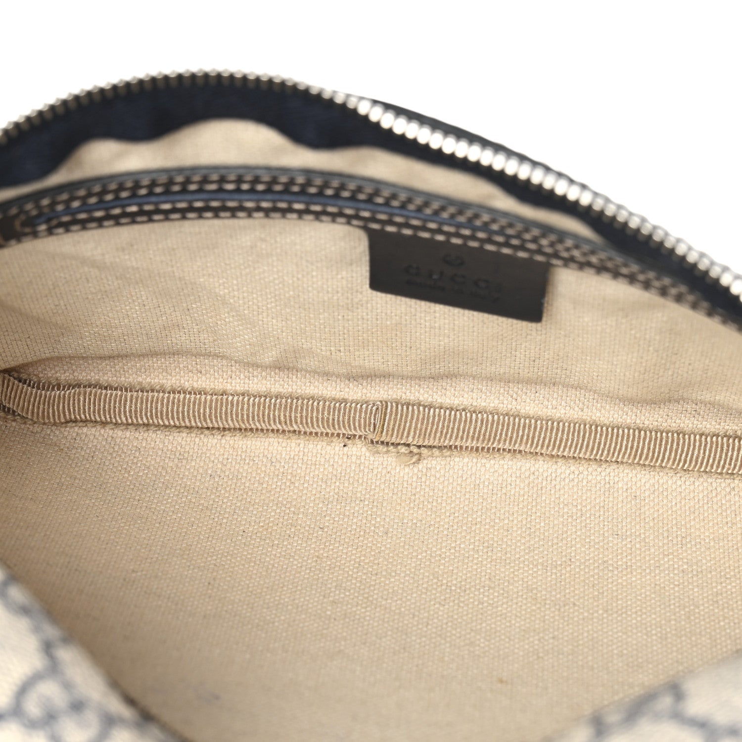 Gucci GG Supreme Monogram Belt Bag Navy 5 of 11