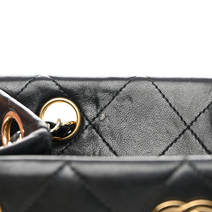 Chanel Lambskin Quilted Shopping Tote Black 11 of 16