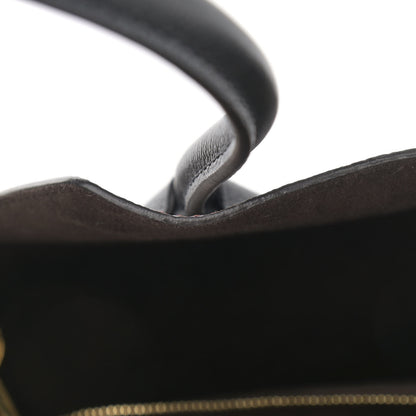 Louis Vuitton Calfskin Monogram Kimono Tote Black 10 of 14