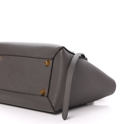 Celine Grained Calfskin Mini Belt Bag Grey 8 of 9