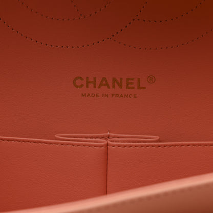 Chanel Lambskin Quilted Jumbo Double Flap Pink 6 of 10