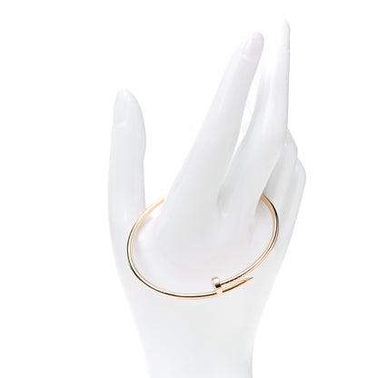 Cartier 18K Pink Gold Small Juste Un Clou Bracelet 18 2 of 5