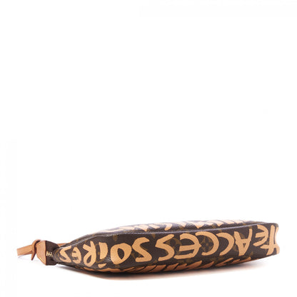 Louis Vuitton Monogram Graffiti Pochette Accessories Peach 4 of 8