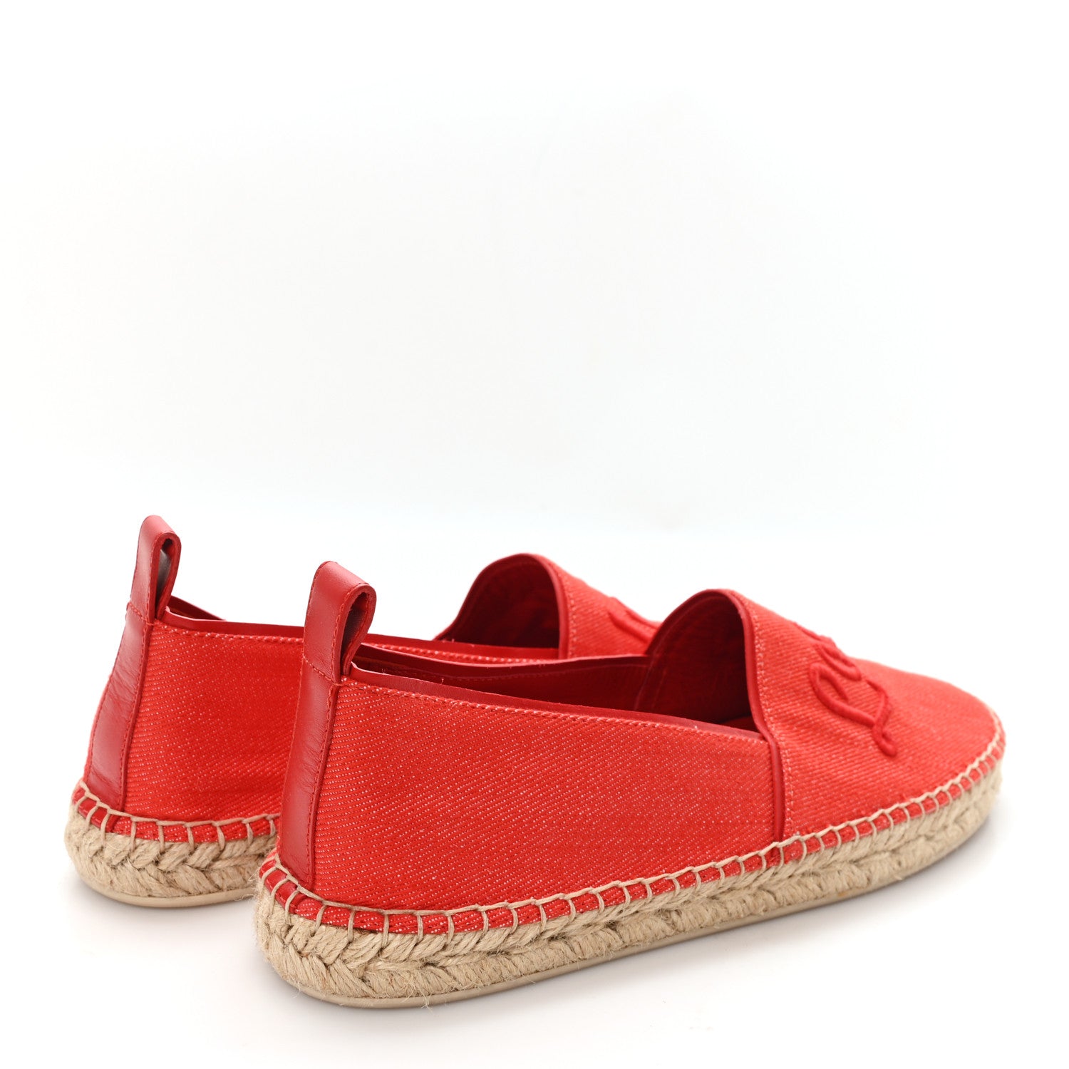 Louis Vuitton Canvas Waterfall Espadrille 38 Rouge 5 of 9