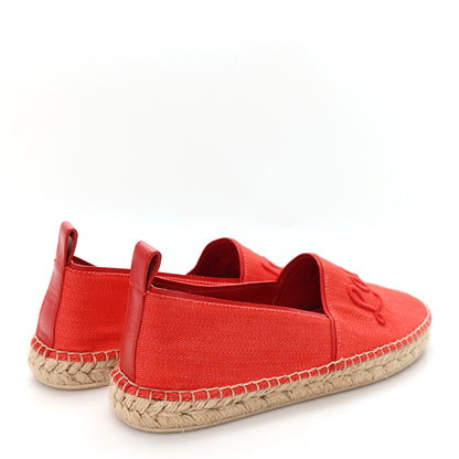 Louis Vuitton Canvas Waterfall Espadrille 38 Rouge 5 of 9