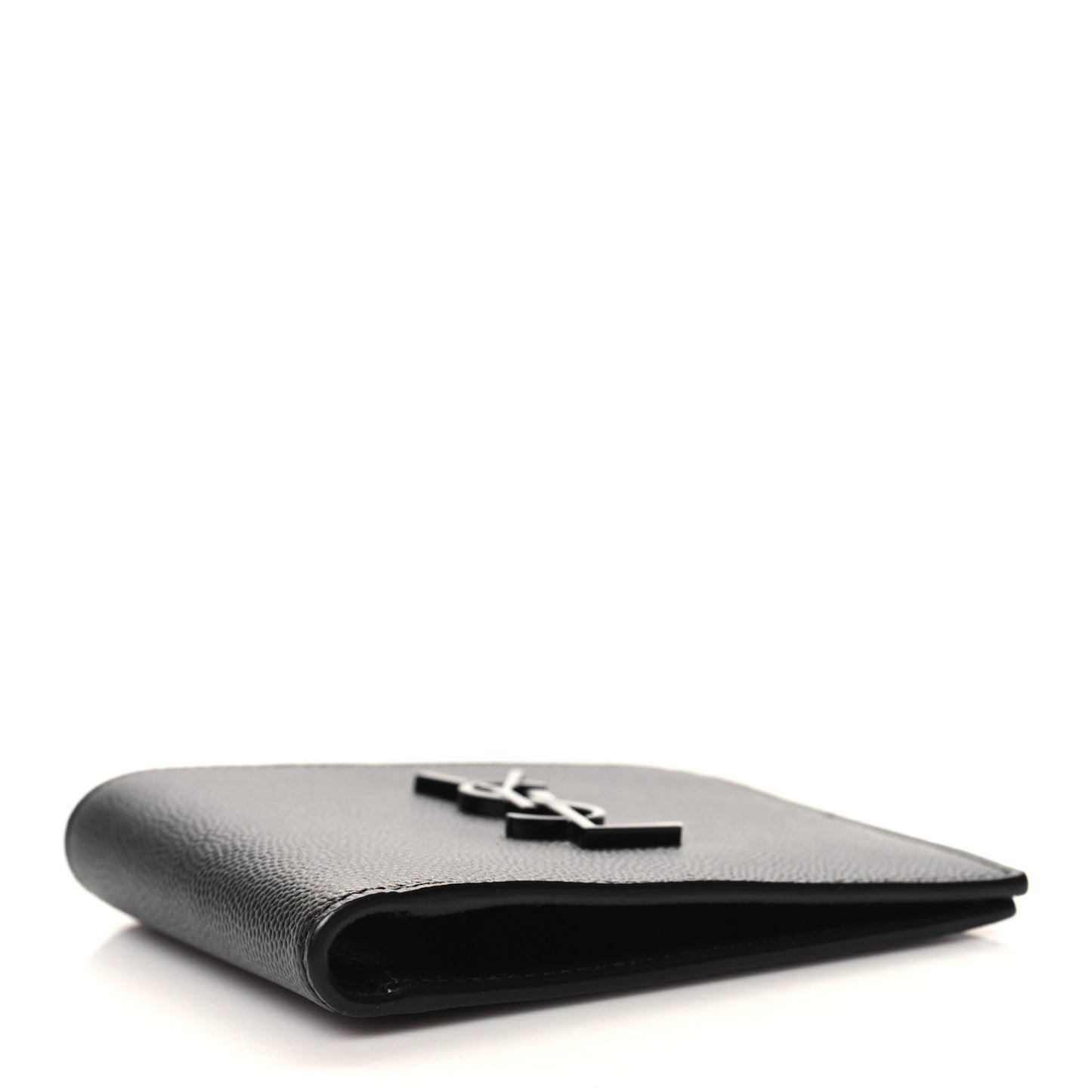 Grain De Poudre Monogram Bifold Wallet Black