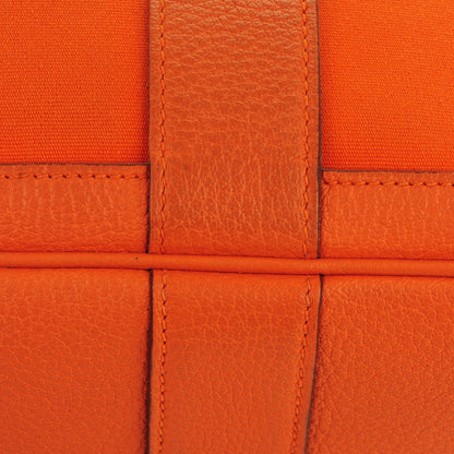 Hermes Toile Buffle Skipper Garden Party Tote 36 MM Orange 6 of 8