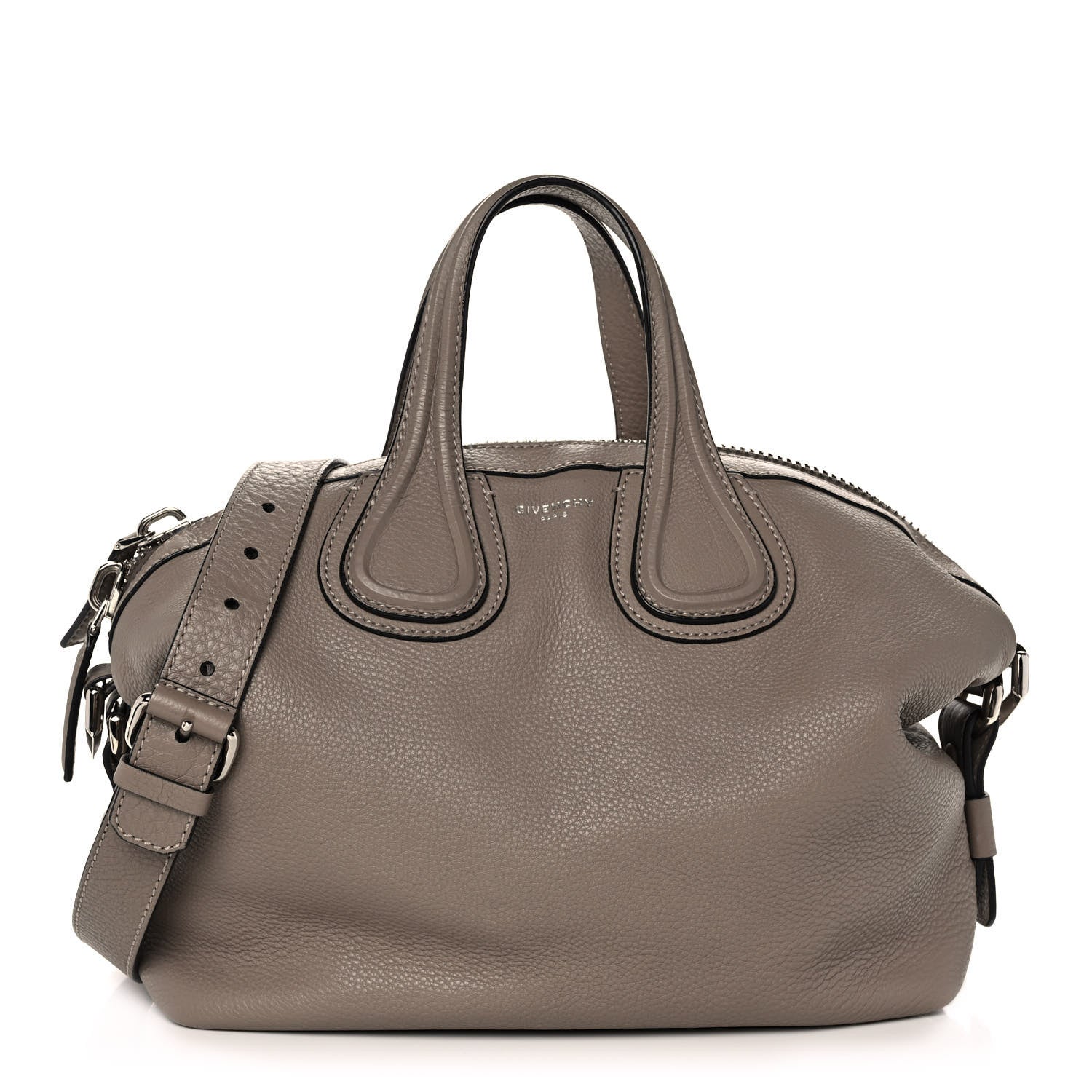Givenchy Pebbled Calfskin Small Nightingale Mastic 1 of 14