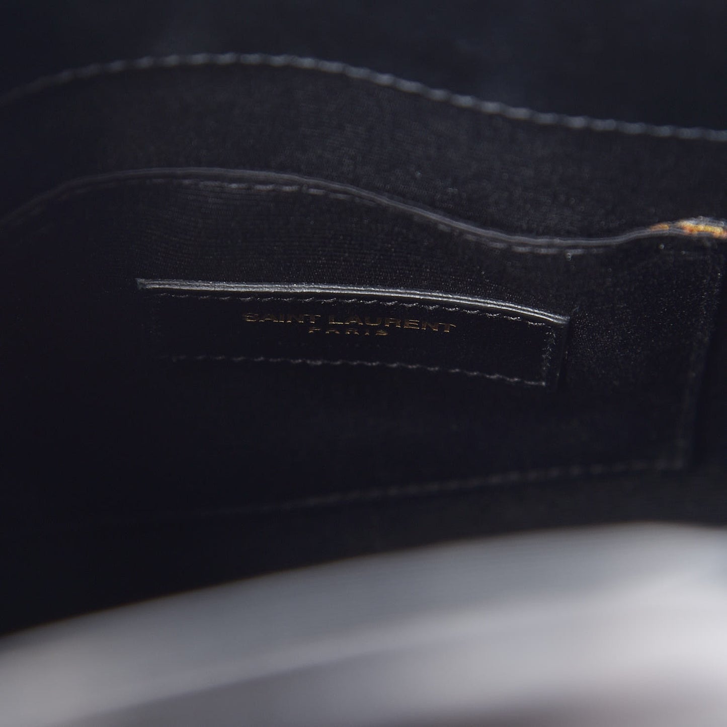 Patent Calfskin Nano Sac de Jour Black