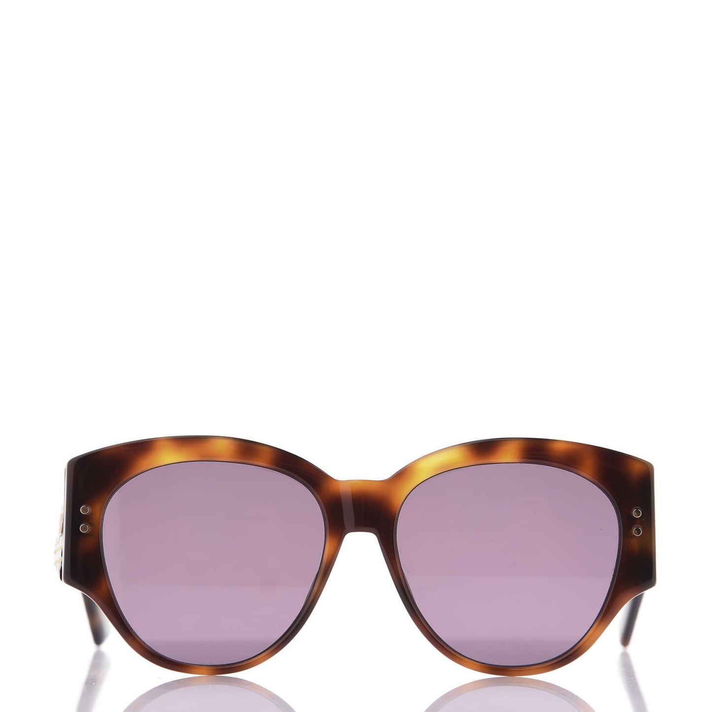 Lady Dior Studs 2 Sunglasses Tortoise