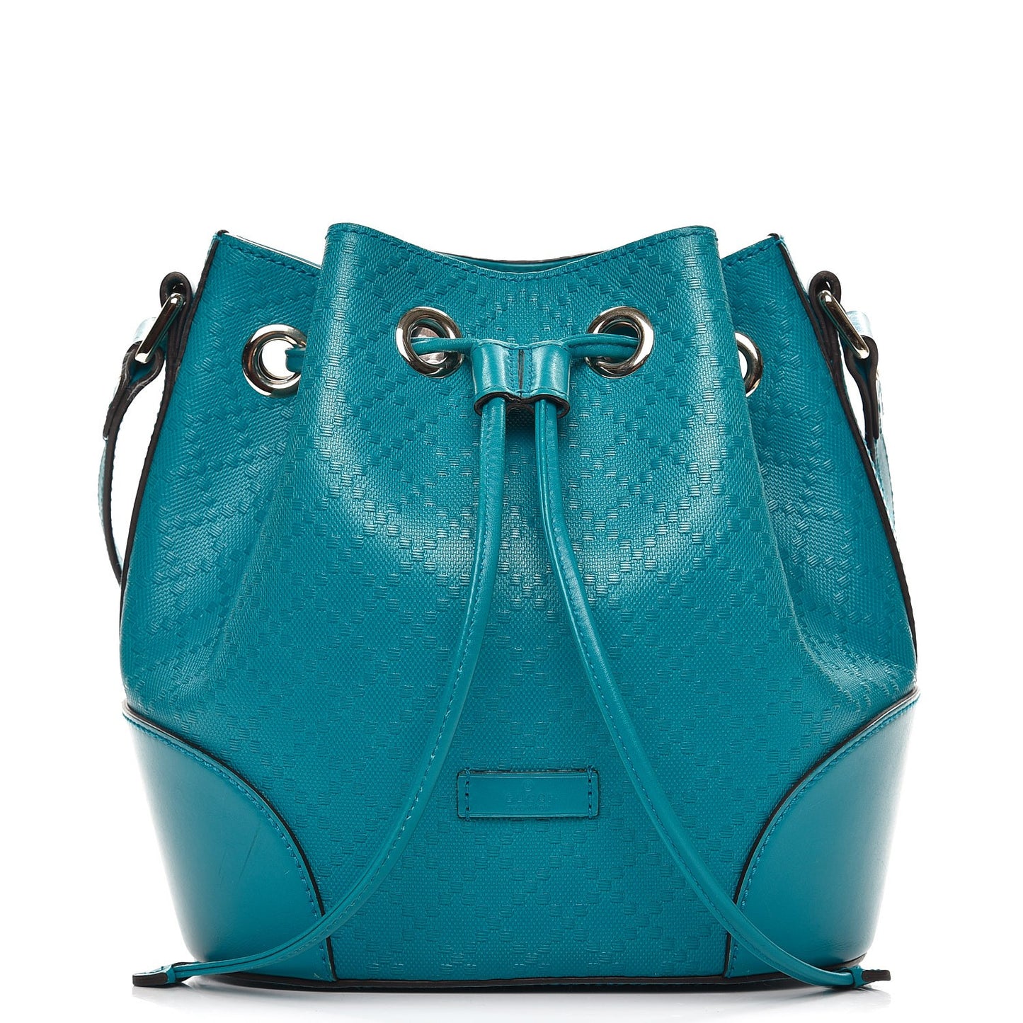 Hilary Lux Bright Diamante Small Bucket Bag Deep Cobalt
