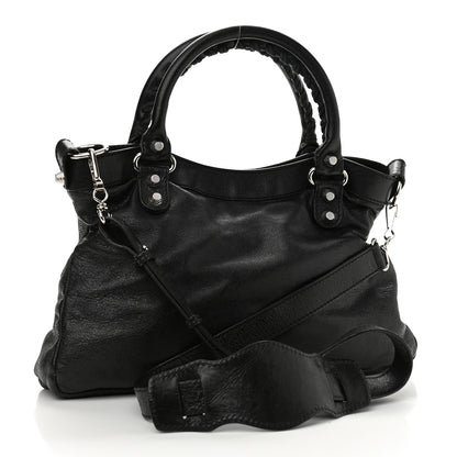 Balenciaga Agneau Giant 12 Silver Hardware Town Black 3 of 10