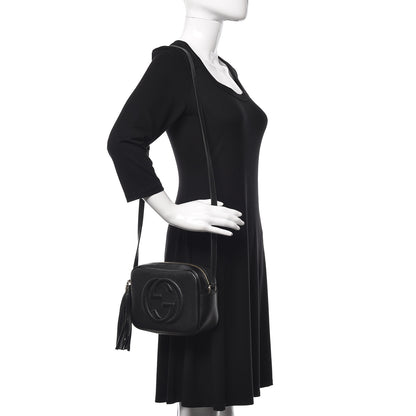 Gucci Pebbled Calfskin Small Soho Disco Bag Black 2 of 9