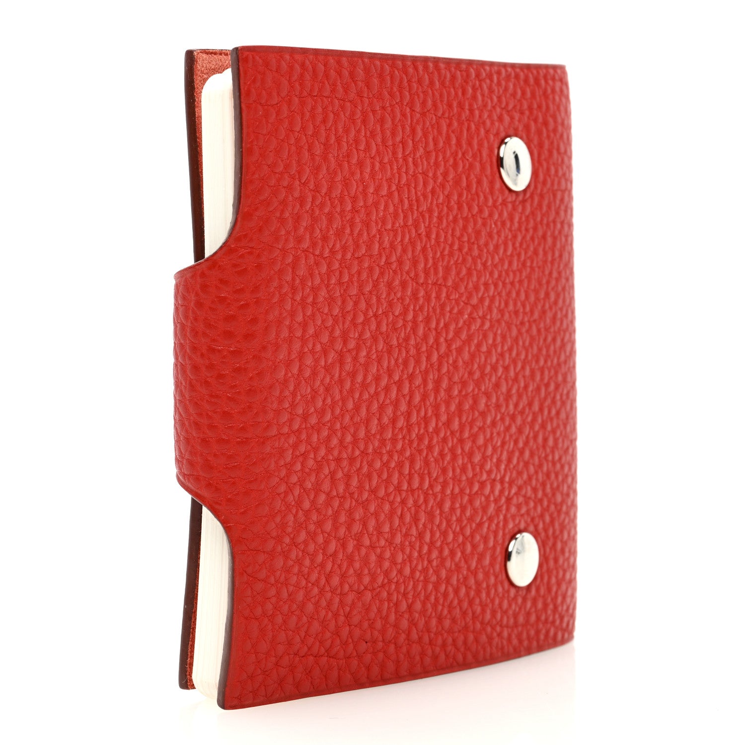 Hermes Togo Ulysse Mini Notebook Rouge Garance 3 of 7
