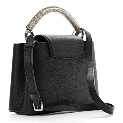 Louis Vuitton Taurillon Ayers Capucines BB Black 3 of 11