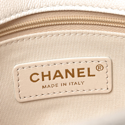 Chanel Caviar Quilted Mini CC You Flap White 6 of 11