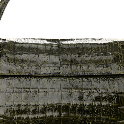Nancy Gonzalez Crocodile Double Handle Satchel Green 6 of 12