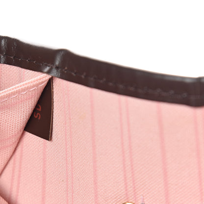Louis Vuitton Damier Ebene Neo Neverfull MM Rose Ballerine 7 of 10