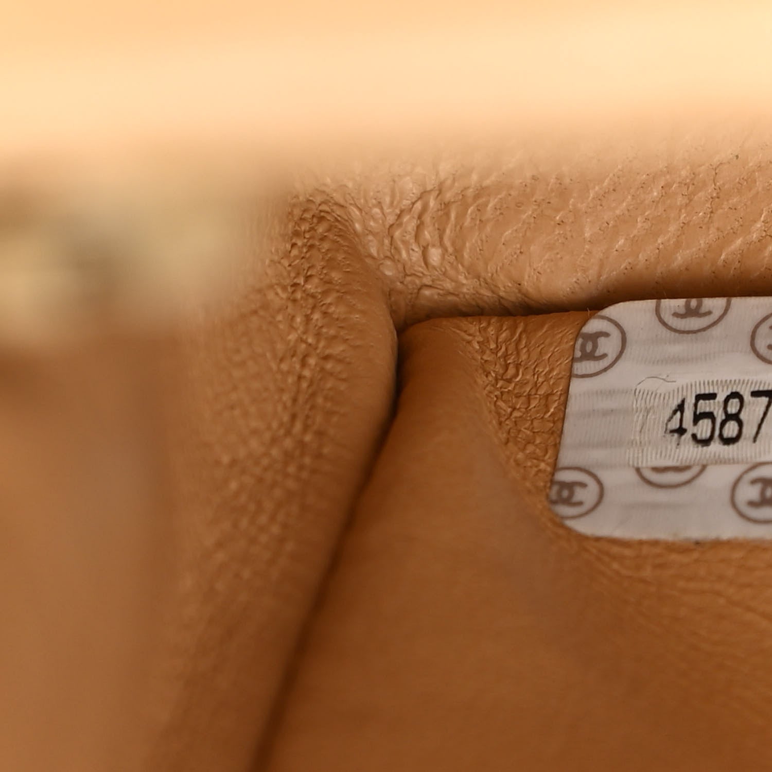 Chanel Lambskin Quilted Medium Single Flap Beige 7 of 15