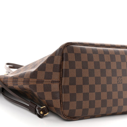 Louis Vuitton Damier Ebene Neo Neverfull MM Rose Ballerine 8 of 10