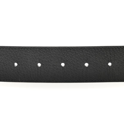 Gucci Textured Calfskin Double G 40mm Belt 95 38 Black 4 of 5