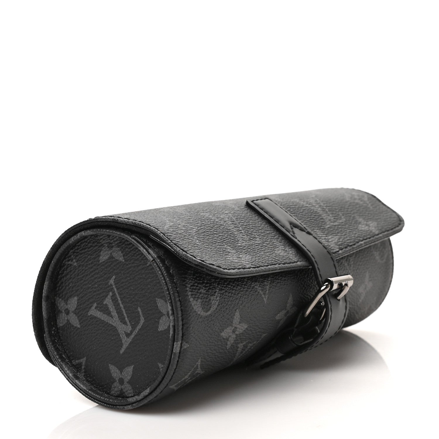 Louis Vuitton Monogram Eclipse 3 Watch Travel Case 4 of 6