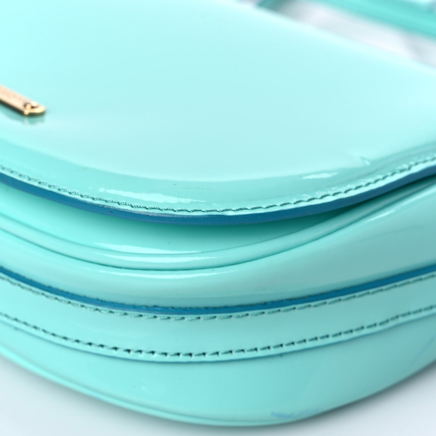 Patent Leather Leigh Small Crossbody Bag Opal