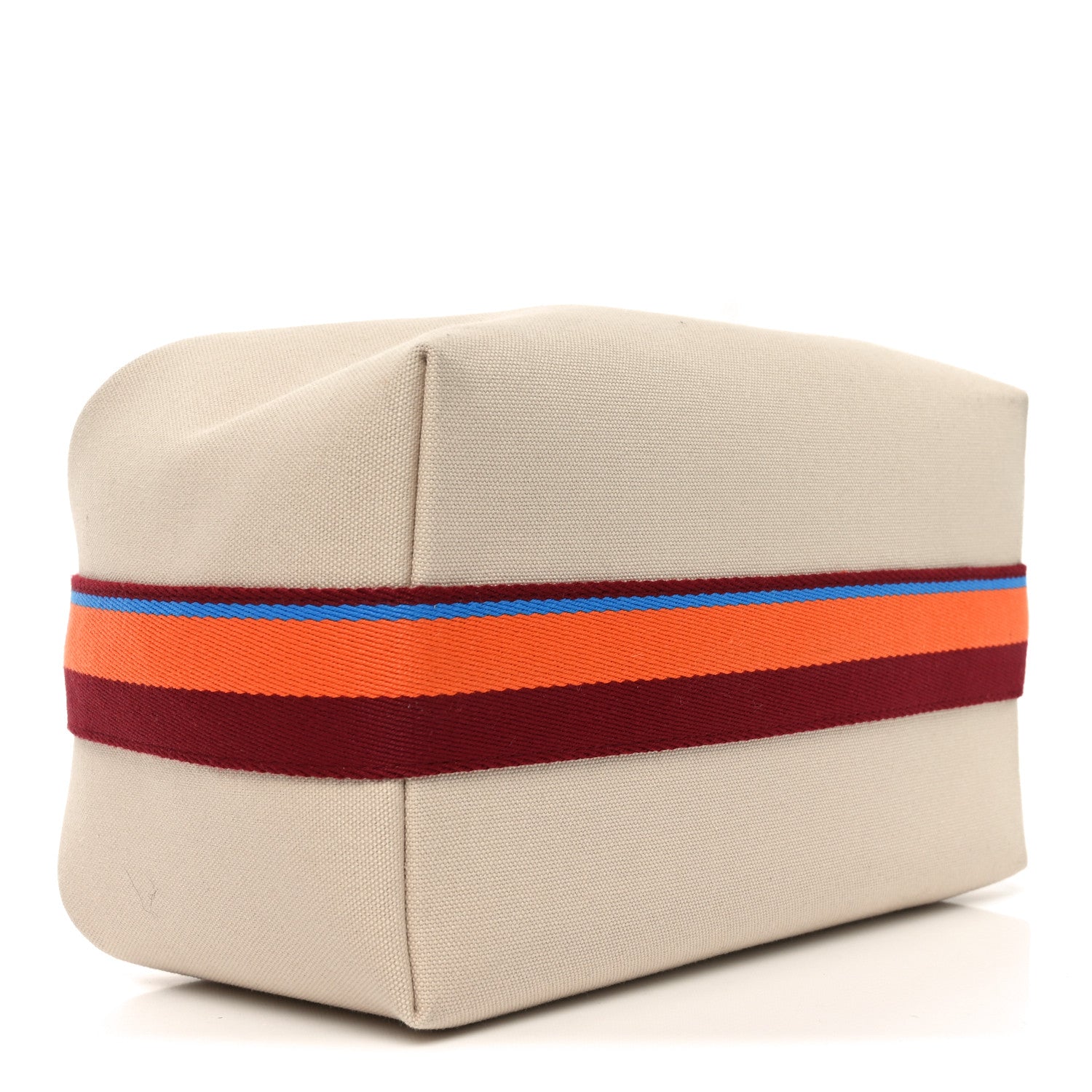 Hermes Canvas Large Bride-A-Brac Pavillon Pouch Natural Multicolor 4 of 9