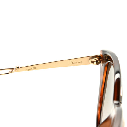 Christian Dior Cat Eye Liner Sunglasses Tortoise 6 of 8