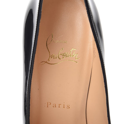 Christian Louboutin Patent Bianca 140 Pumps 37 Black 7 of 9