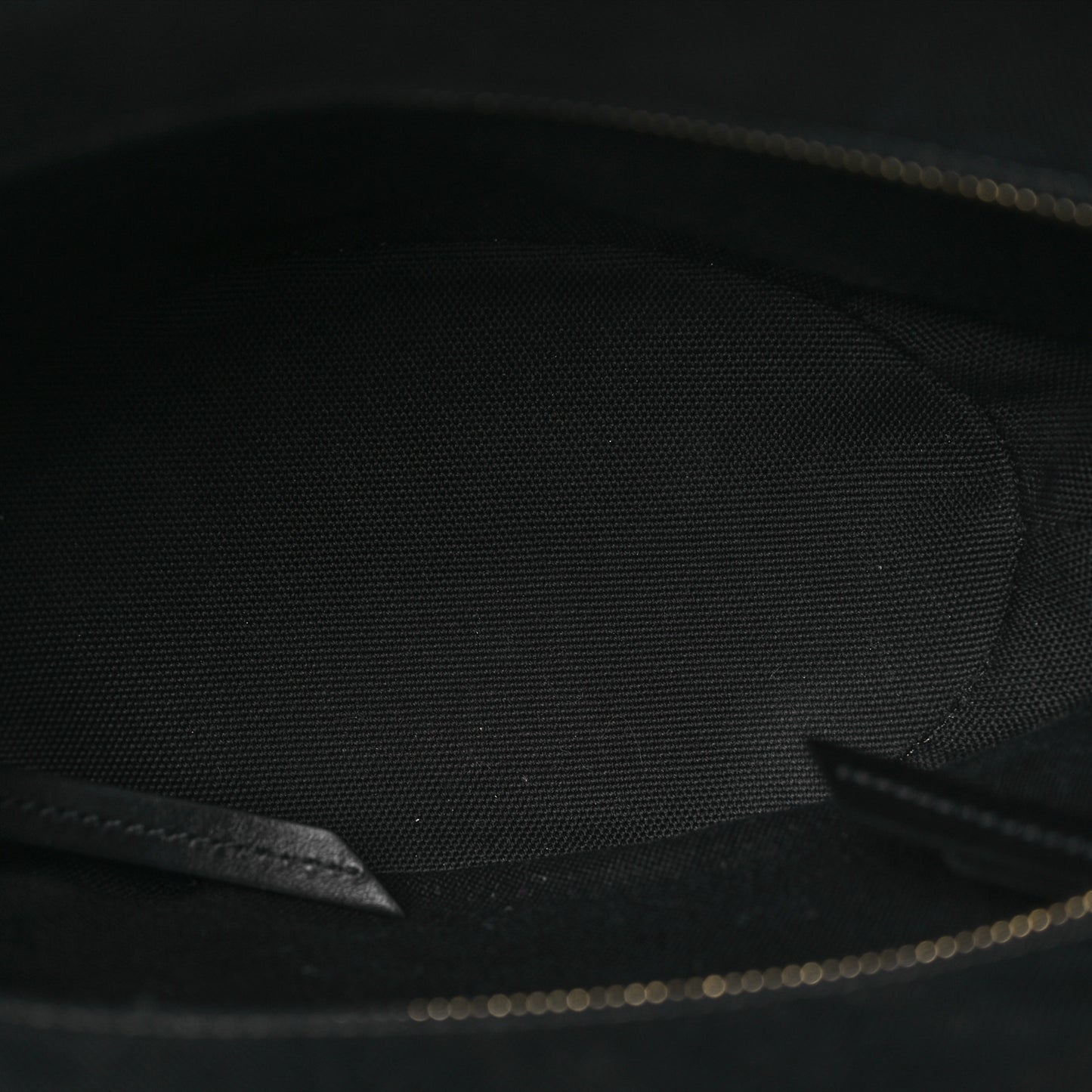 Wicker Canvas Shoulder Bag Black