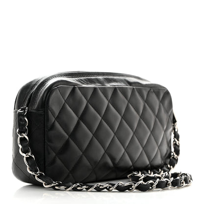 Chanel Lambskin Quilted Small Timeless Camera Case Black 2 of 10