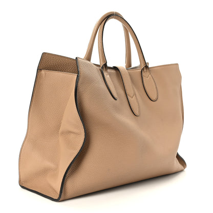 Gucci Soft Calfskin Medium Jackie Top Handle Bag Beige 3 of 9