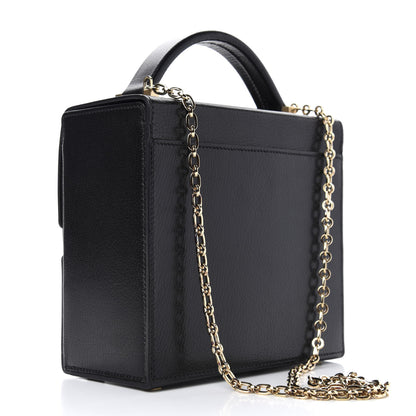 Hermes Chevre Chamkila Cinhetic Boxy Top Handle Bag Black 3 of 10