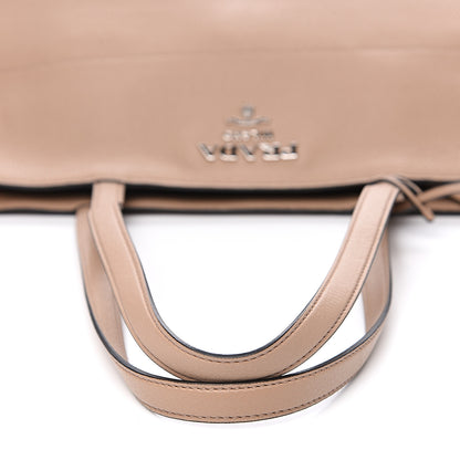 Prada Vitello Phenix Zip Shopping Tote Cammeo 9 of 10