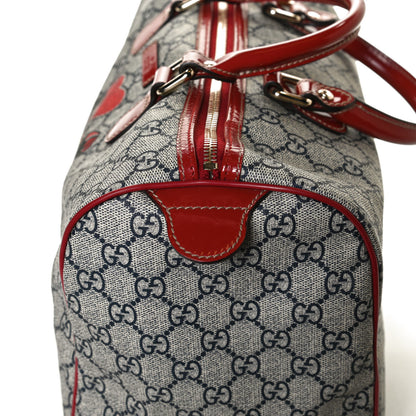 Gucci GG Plus Monogram Tattoo Heart Medium Joy Boston Red 13 of 16