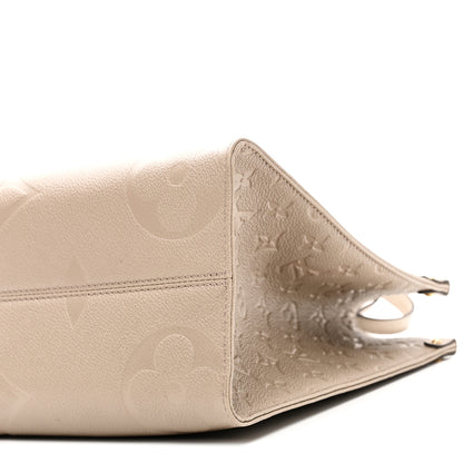 Louis Vuitton Empreinte Monogram Giant Onthego MM Tourterelle 9 of 9