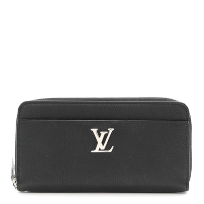 Louis Vuitton Calfskin Zippy Lockme Wallet Black 1 of 7