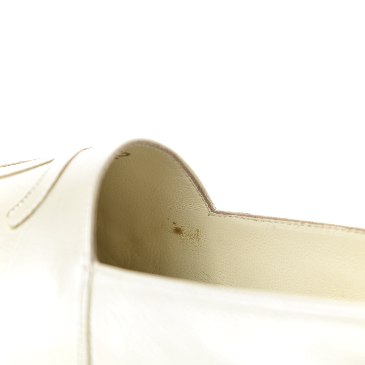 Iridescent Goatskin CC Espadrilles 37 Ivory Black