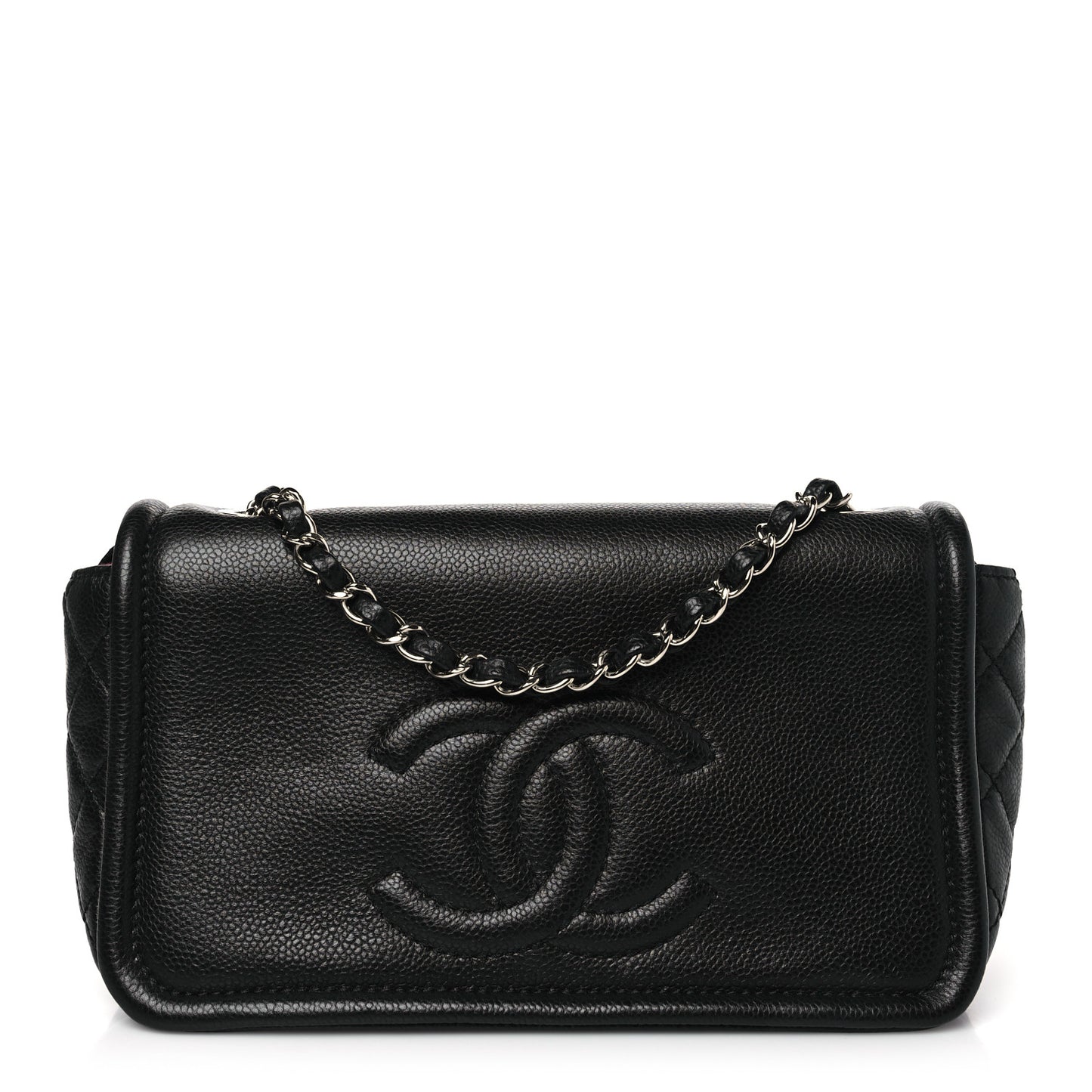 Caviar Medium Timeless CC Flap Black