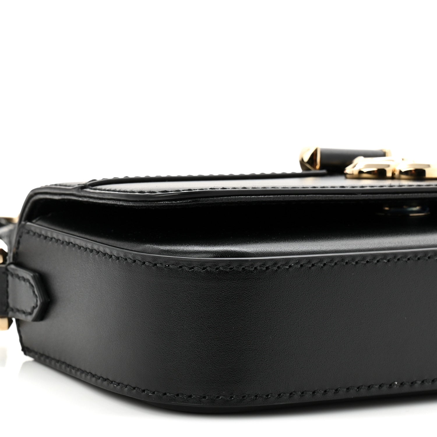 Jimmy Choo Calfskin Mini Avenue Shoulder Bag Black 8 of 9